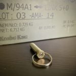 357 Magnum bullet keyring keychain gift