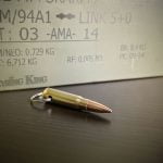 7.62x39 AK47 Bullet Keyring real bullet keychain unique gifts, military gift ideas for him