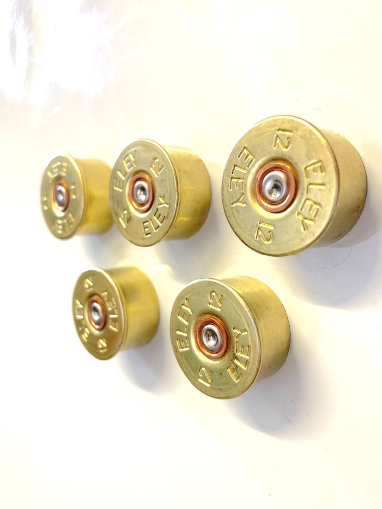 Accessories 12 Bore Shotgun Cartridge Magnets, unique gifts, fridge magnets, military gift ideas