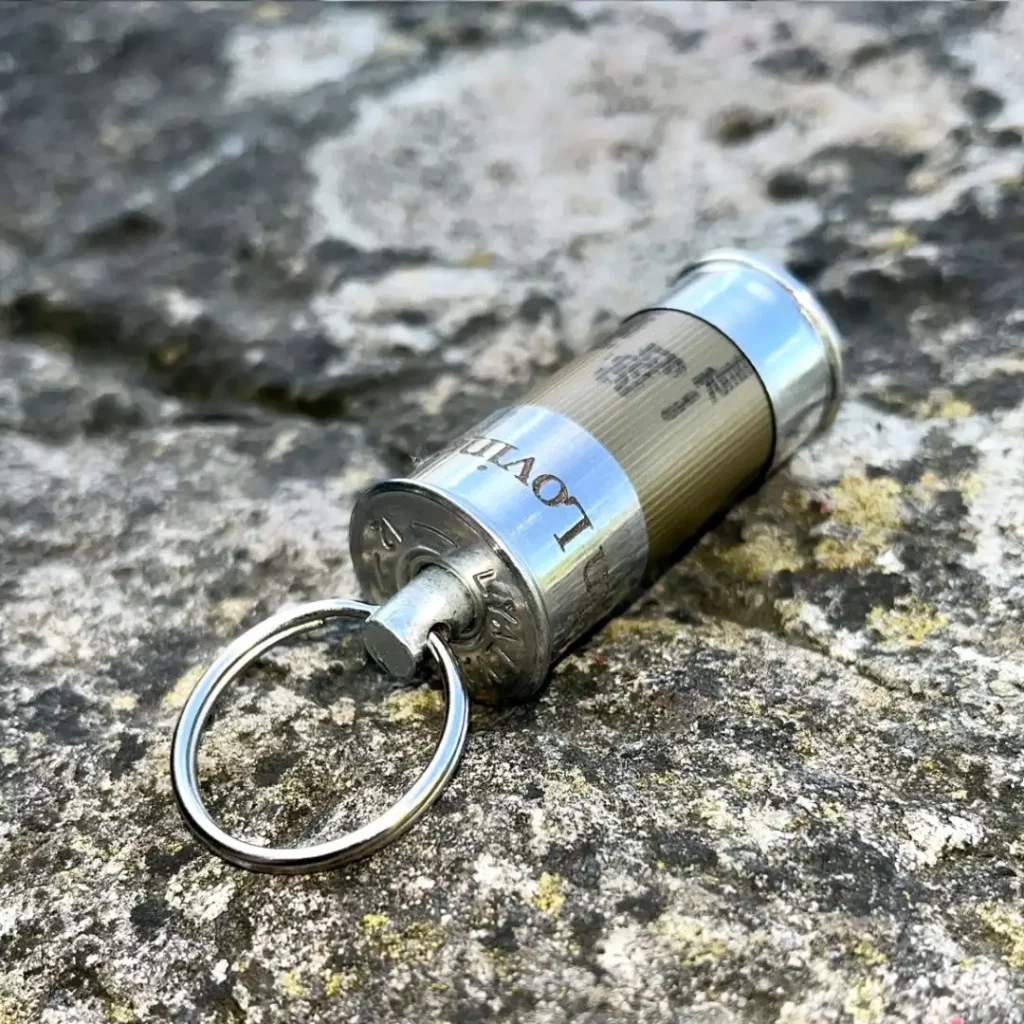Accessories Gold Shotgun Shell Cremation Ashes Keepsake Urn – Mini Urn Keychain for Pet Memorials & Engraved Ashes Storage