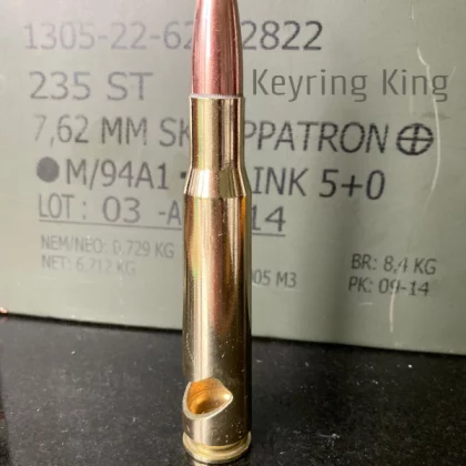 Authentic .50 Caliber Bullet Bottle Opener – Made from Real Brass Casing, Perfect for Military Veterans, Hunters, and Shooting Enthusiasts