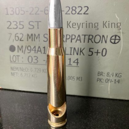 Authentic .50 Caliber Bullet Bottle Opener – Made from Real Brass Casing, Perfect for Military Veterans, Hunters, and Shooting Enthusiasts