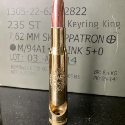 Authentic .50 Caliber Bullet Bottle Opener – Made from Real Brass Casing, Perfect for Military Veterans, Hunters, and Shooting Enthusiasts