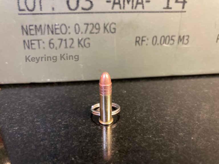 .22 Rimfire Bullet Keyring | .22 LR