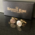 RL 54 Bullet Cufflinks | Royal Laboratories 1954 Brass Casing