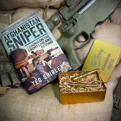 Official Ted Shirley 'Afghanistan Sniper' Engraved Bullet Keyring & Gift Sets